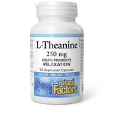 L-THEANINE 250 MG 90 CAPS NATURAL FACTORS