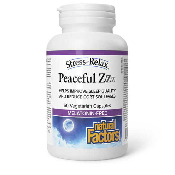 PEACEFUL ZZZ 60 CAPS STRESS RELAX NATURAL FACTORS