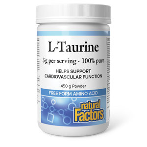 L-TAURINE 3000 MG 450 G NATURAL FACTORS