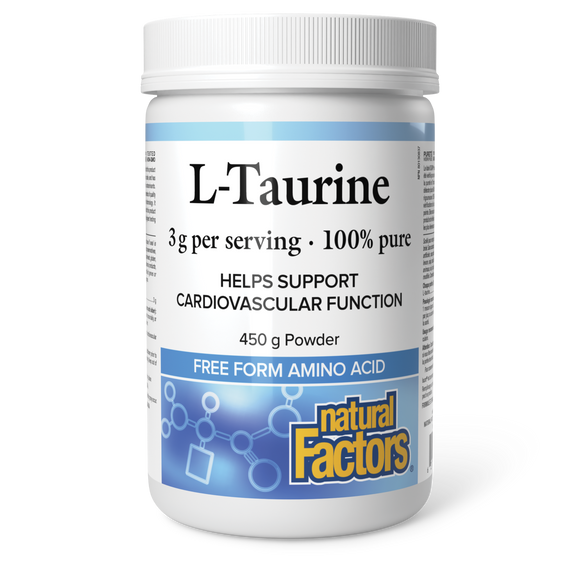 L-TAURINE 3000 MG 450 G NATURAL FACTORS