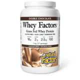 WHEY FACTORS DOUBLE CHOCOLATE 1 KG NATURAL FACTORS