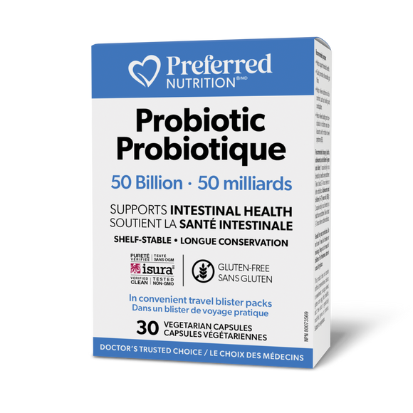 PROBIOTIC 50 BILLION 30 CAPS PREFERRED NUTRITION