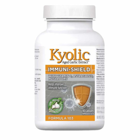 IMMUNI-SHIELD GARLIC 90 CAPS KYOLIC