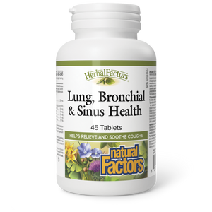 LUNG, BRONCHIAL AND SINUS HEALTH 45 TABS NATURAL FACTORS