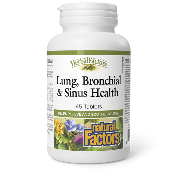 LUNG, BRONCHIAL AND SINUS HEALTH 45 TABS NATURAL FACTORS