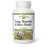 LUNG, BRONCHIAL AND SINUS HEALTH 45 TABS NATURAL FACTORS