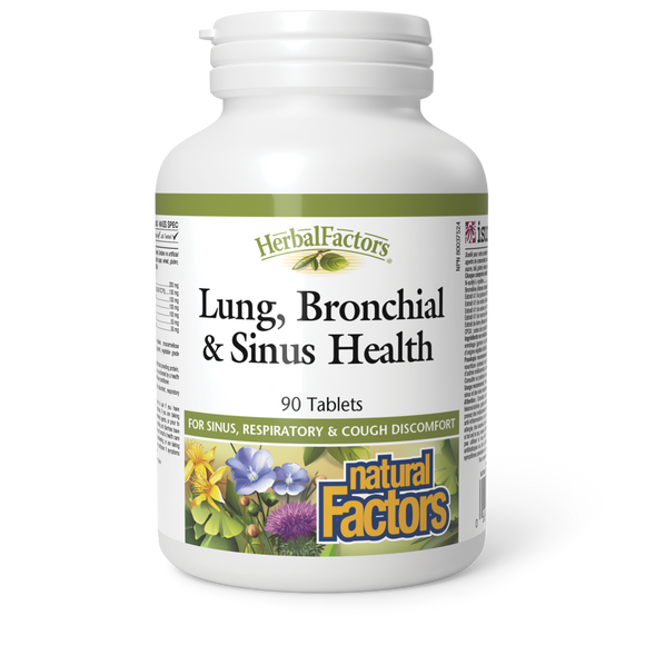 LUNG, BRONCHIAL AND SINUS HEALTH 90 TABS NATURAL FACTORS