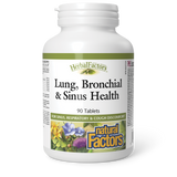 LUNG, BRONCHIAL AND SINUS HEALTH 90 TABS NATURAL FACTORS