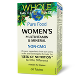 WOMEN'S MULTIVITAMIN & MINERAL WHOLE EARTH SEA 60 TABS NATURAL FACTORS