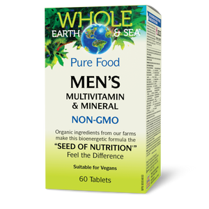 MEN'S WHOLE EARTH MULTIVITAMIN 60 TABS NATURAL FACTORS