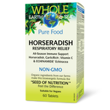 HORSERADISH RESPIRATORY RELIEF 60 TABLETS WHOLE EARTH & SEA