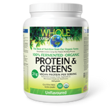 PROTEIN & GREENS UNFLAVOURED FERMENTED ORGANIC 640 G WHOLE EARTH & SEA NATURAL FACTORS