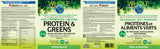 PROTEIN & GREENS UNFLAVOURED FERMENTED ORGANIC 640 G WHOLE EARTH & SEA NATURAL FACTORS