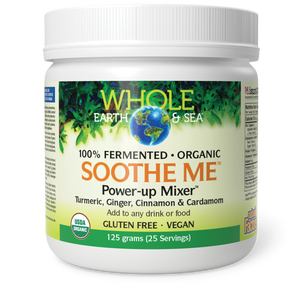 SOOTHE ME POWER-UP MIXER ORGANIC 125G WHOLE EARTH & SEA NATURAL FACTORS