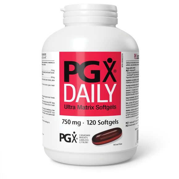 PGX DAILY 750 MG 120 GELS NATURAL FACTORS