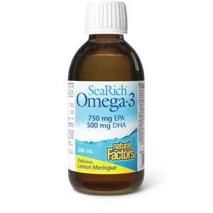 SEARICH OMEGA-3 200 ML LEMON MERINGUE NATURAL FACTORS