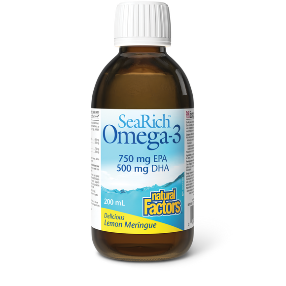 SEARICH OMEGA-3 200 ML LEMON MERINGUE NATURAL FACTORS