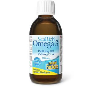 OMEGA-3 D3 LEMON MERINGUE 200 ML SEA RICH NATURAL FACTORS