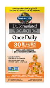 DR. FORMULATED PROBIOTICS ONCE DAILY 30 BILLION 30 CAPS GARDEN OF LIFE