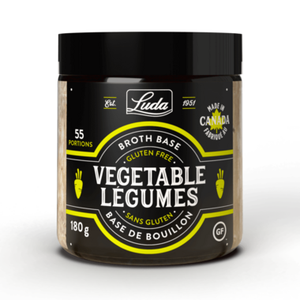 VEGETABLE BROTH BASE GLUTEN FREE 180 G LUDA