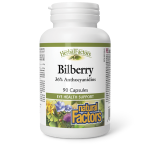 BILBERRY 40 MG 90 CAPS NATURAL FACTORS