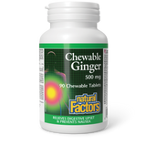 CHEWABLE GINGER 500 MG 90 CHEWABLE TABS NATURAL FACTORS