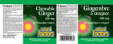 CHEWABLE GINGER 500 MG 90 CHEWABLE TABS NATURAL FACTORS