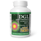 DGL LICORICE 400 MG 90 CHEWABLES NATURAL FACTORS