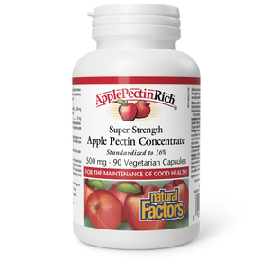 APPLE PECTIN 500 MG 90 CAPS NATURAL FACTORS