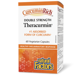 THERACURMIN DOUBLE STRENGTH 60 MG 60 VCAPS NATURAL FACTORS