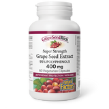 SUPER STRENGTH GRAPE SEED EXTRACT 400 MG 60 CAPS NATURAL FACTORS