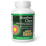 HEARTBURN CHEW APPLE GINGER 90 CHEWS NATURAL FACTORS