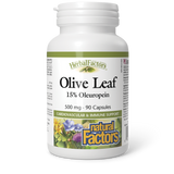 OLIVE LEAF 500 MG 90 CAPS NATURAL FACTORS