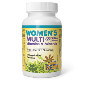 WOMEN'S MULTIVITAMINS & MINERALS 60 CAPS NATURAL FACTORS