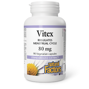 VITEX STANDARDIZED EXTRACT 80 MG 90 CAPS NATURAL FACTORS