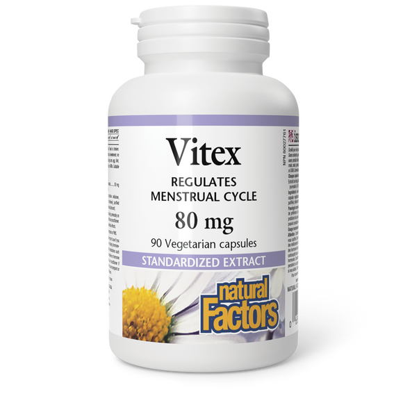 VITEX STANDARDIZED EXTRACT 80 MG 90 CAPS NATURAL FACTORS