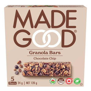 GRANOLA BARS CHOCOLATE CHIP 5 X 24 G MADE GOOD