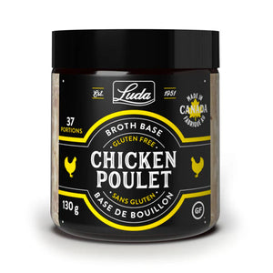 CHICKEN BROTH BASE GLUTEN FREE 130 G LUDA