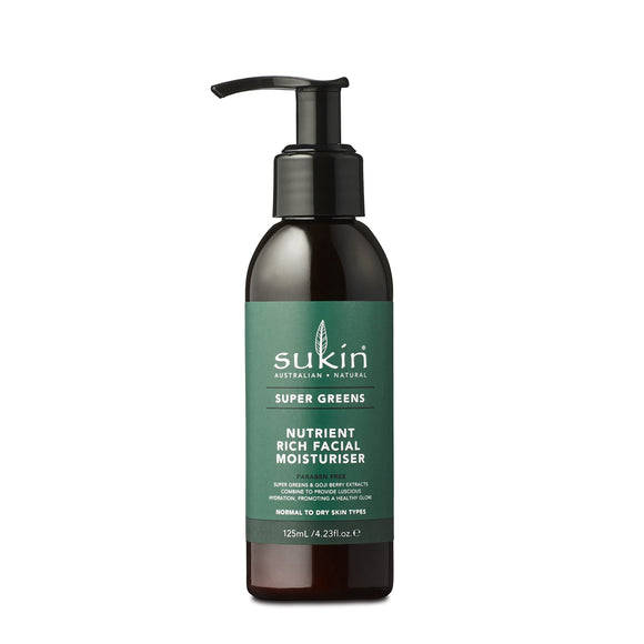 SUPER GREENS FACIAL MOISTURIZER 125 ML SUKIN