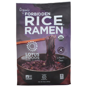 RICE RAMEN NOODLES FORBIDDEN RICE 283 G LOTUS FOODS