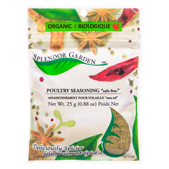 POULTRY SEASONING ORGANIC 25 G SPLENDOR GARDEN