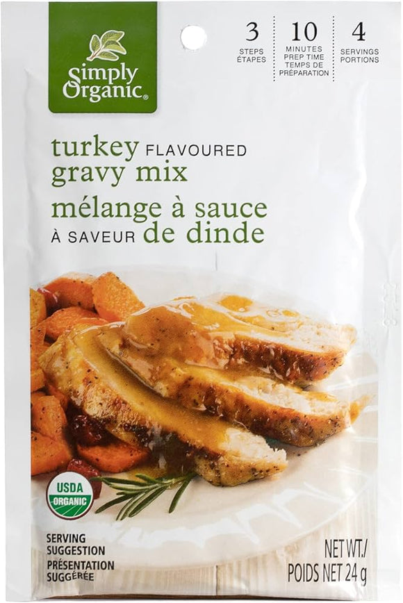 GRAVY MIX TURKEY ORGANIC 24 G SIMPLY ORGANIC