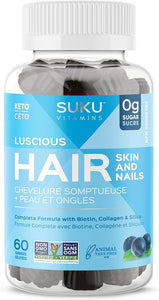 LUSCIOUS HAIR 60 GUMMIES SUKU