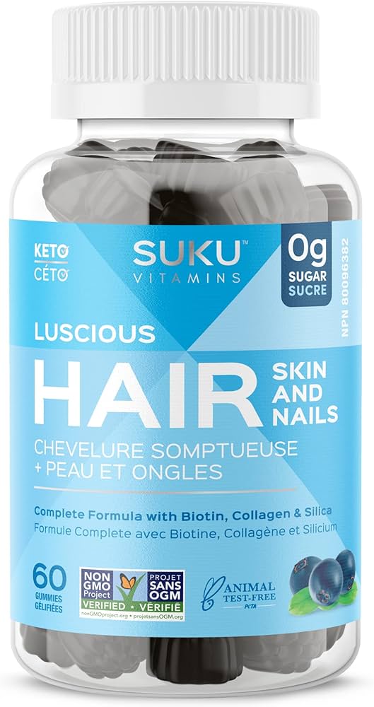 LUSCIOUS HAIR 60 GUMMIES SUKU