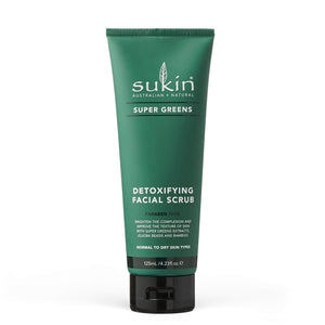 SUPER GREENS DETOXIFYING FACIAL SCRUB 125 ML SUKIN