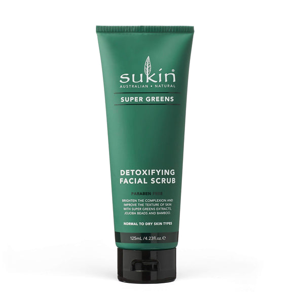 SUPER GREENS DETOXIFYING FACIAL SCRUB 125 ML SUKIN