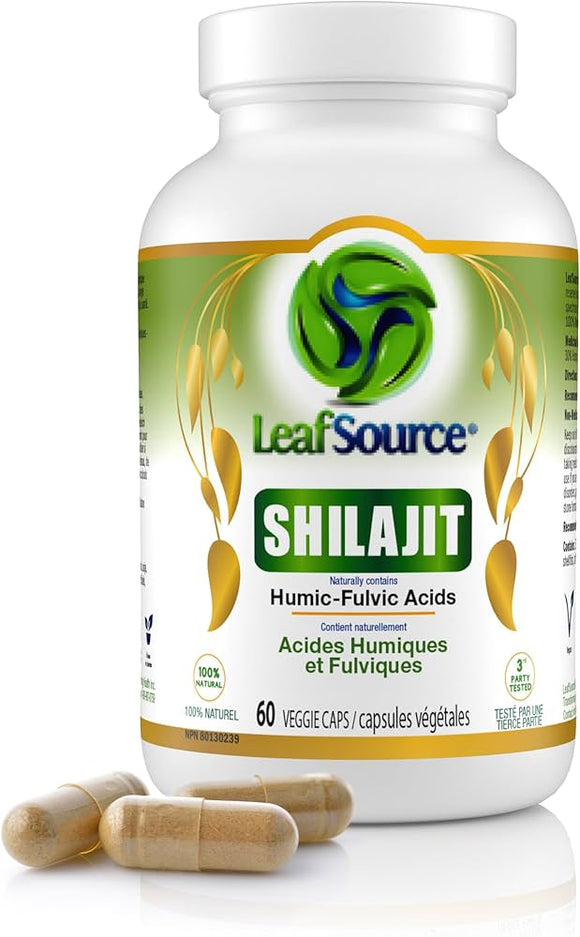 SHILAJIT HUMIC-FULVIC ACIDS 60 CAPS LEAFSOURCE