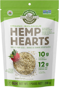 HEMP HEARTS ORGANIC 200 G MANITOBA HARVEST