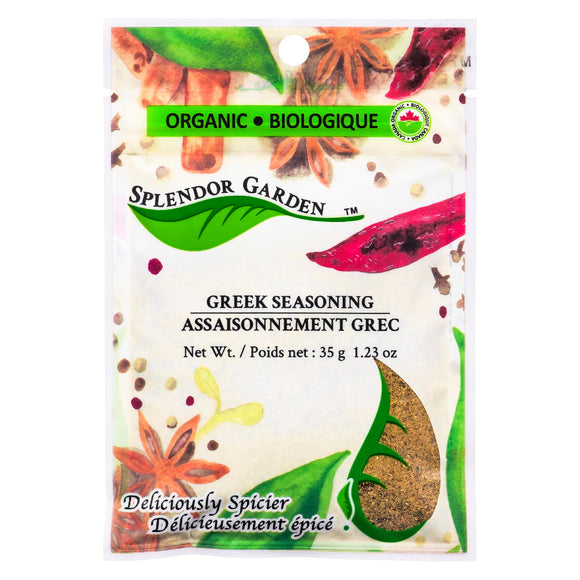 GREEK SEASONING ORGANIC 35 G SPLENDOR GARDEN