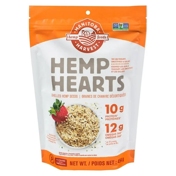 HEMP HEARTS SHELLED 454 G MANITOBA HARVEST